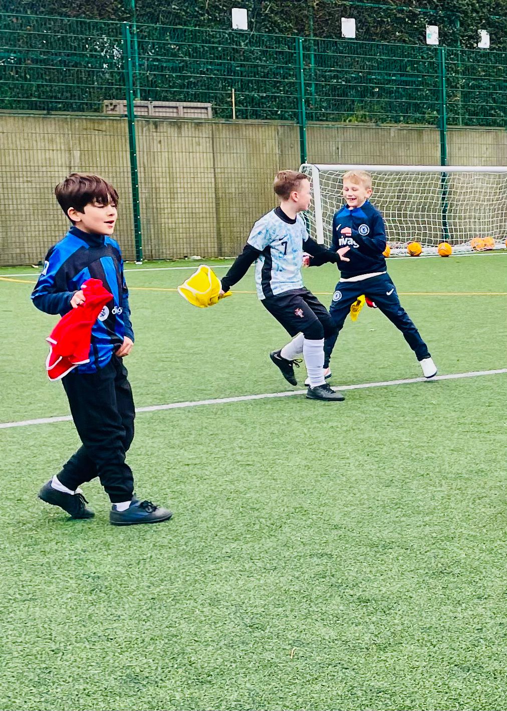 Portrait of a young footballer during a session
